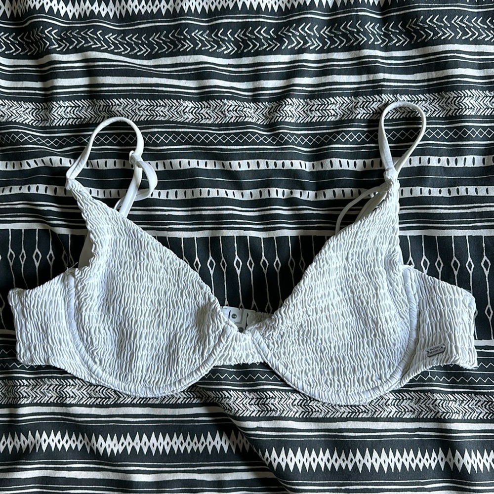 White Underwire Bikini Top